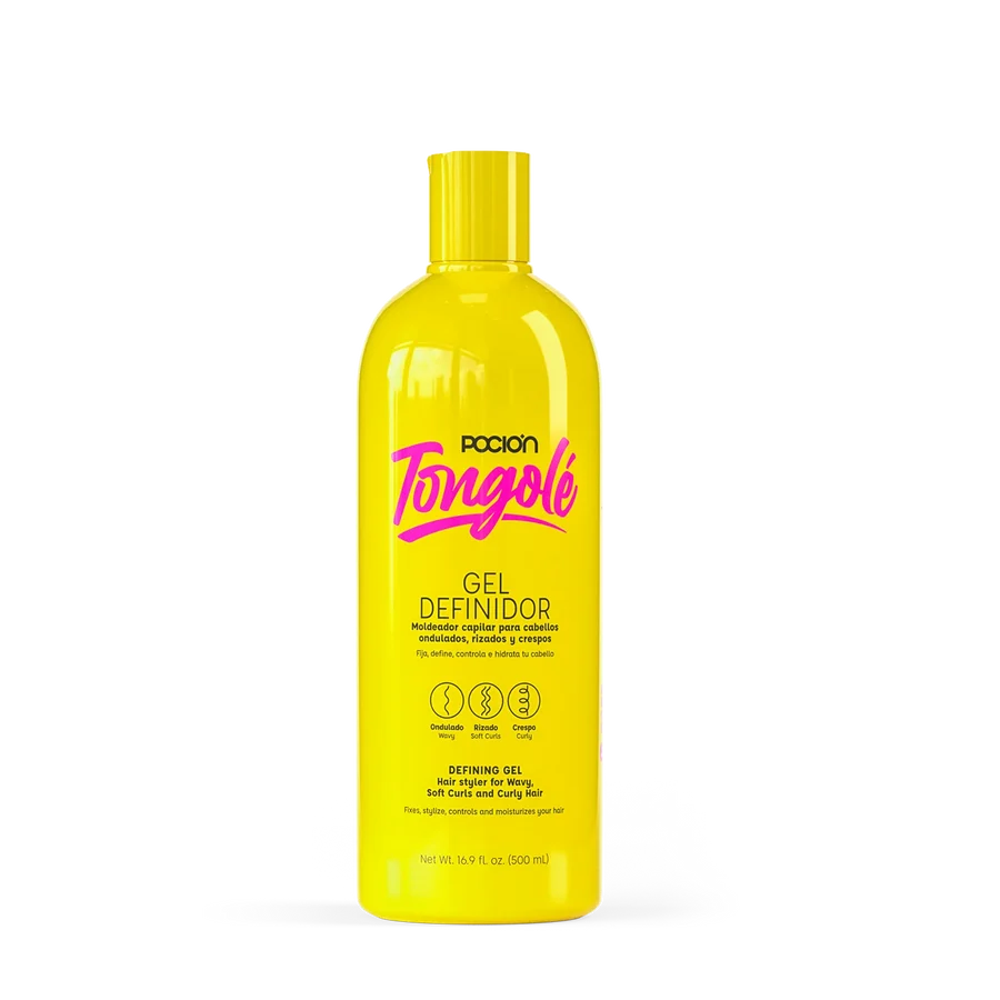 Gel Definidor Poción Tongolé para Cabellos Ondulados y Rizados 500ml
