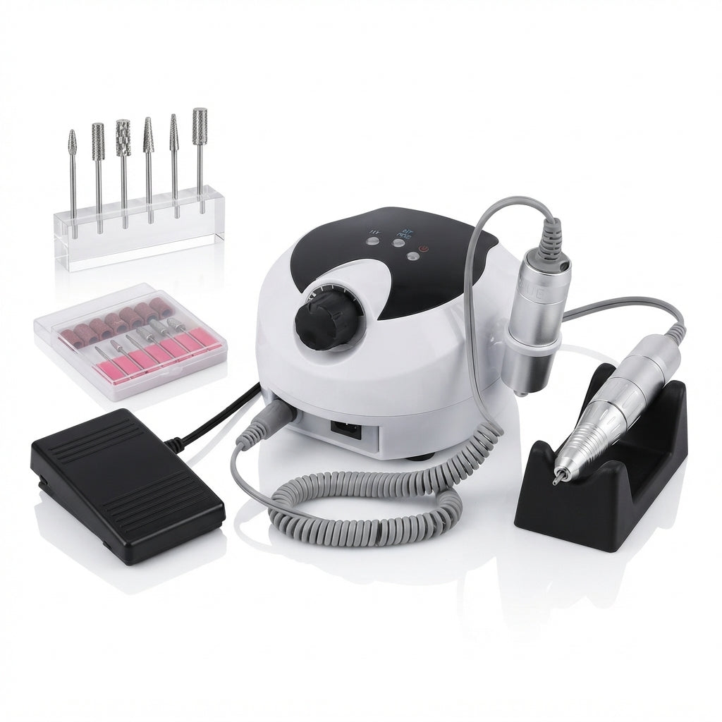 Torno Pulidor de Uñas Profesional XSUV-202PLUS 45000 RPM | 6 Cabezales