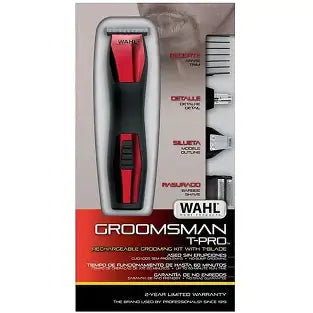 Kit Afeitadora Trimmer Groomsman T-Pro WAHL