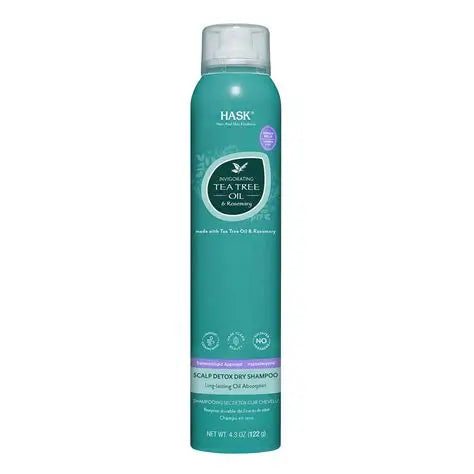 Champú en Seco Desintoxicante para el Cuero Cabelludo Hask Tea Tree Oil & Rosemary 122g