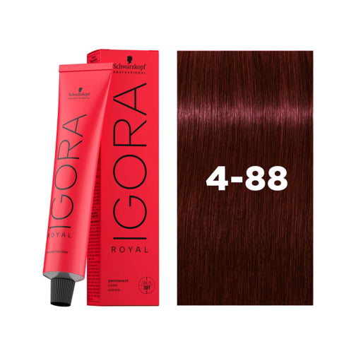 Tinte Igora Royal 4-88 Castaño Medio Rojo Extra | Schwarzkopf Professional (60g)