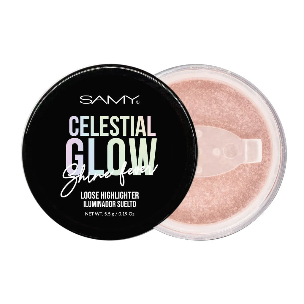 Iluminador Suelto Samy Celestial Glow | Resplandor de Impacto - Tono 03 Quartz Dream