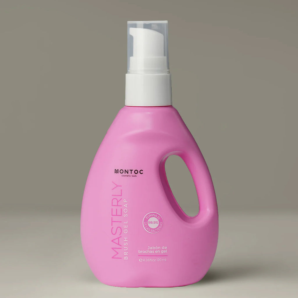 Jabón de Brochas en Gel Montoc Masterly | Limpieza Profunda y Antibacteriana (120ml)
