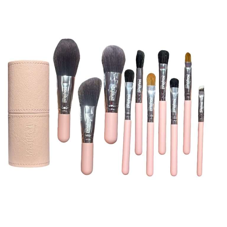 Kit de Brochas de Maquillaje Profesional | Majikal con Estuche
