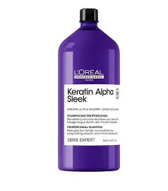 Shampoo Profesional L'Oréal Serie Expert Keratin Alpha Sleek | Formato Económico | 1.5L