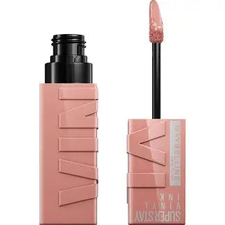Labial Líquido Maybelline Super Stay Vinyl Ink | Tono Captivated 95 | Acabado Vinilo de Larga Duración