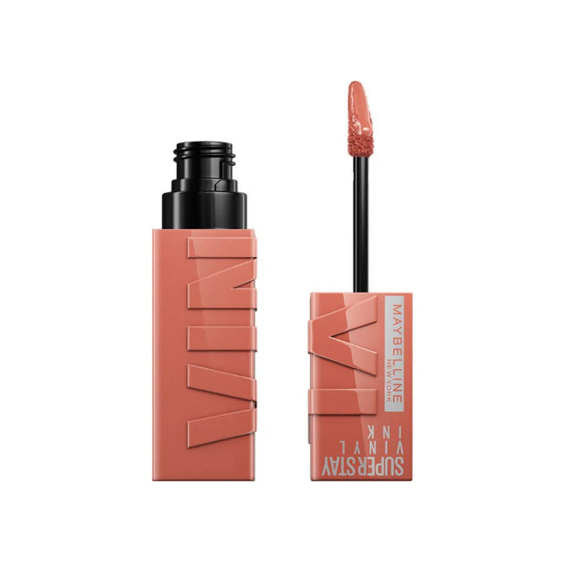 Labial Líquido Maybelline Super Stay Vinyl Ink | Tono Golden | Acabado Vinilo de Larga Duración