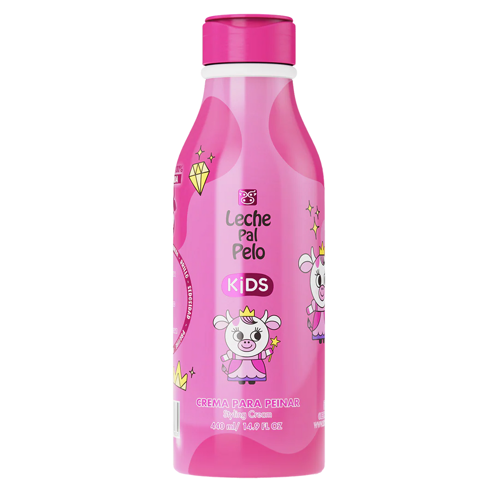 Crema para Peinar Infantil Leche Pal Pelo Kids | Estilizado y Sedosidad | 440 ml