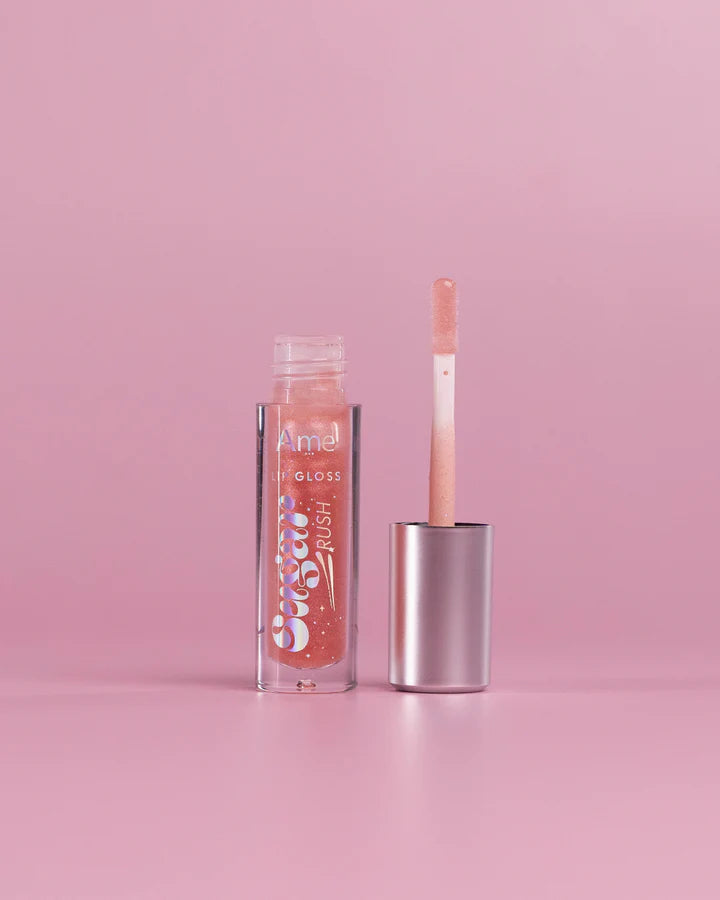 Lip Gloss Amé | Tono 04 Caramel | Brillo Labial Nude