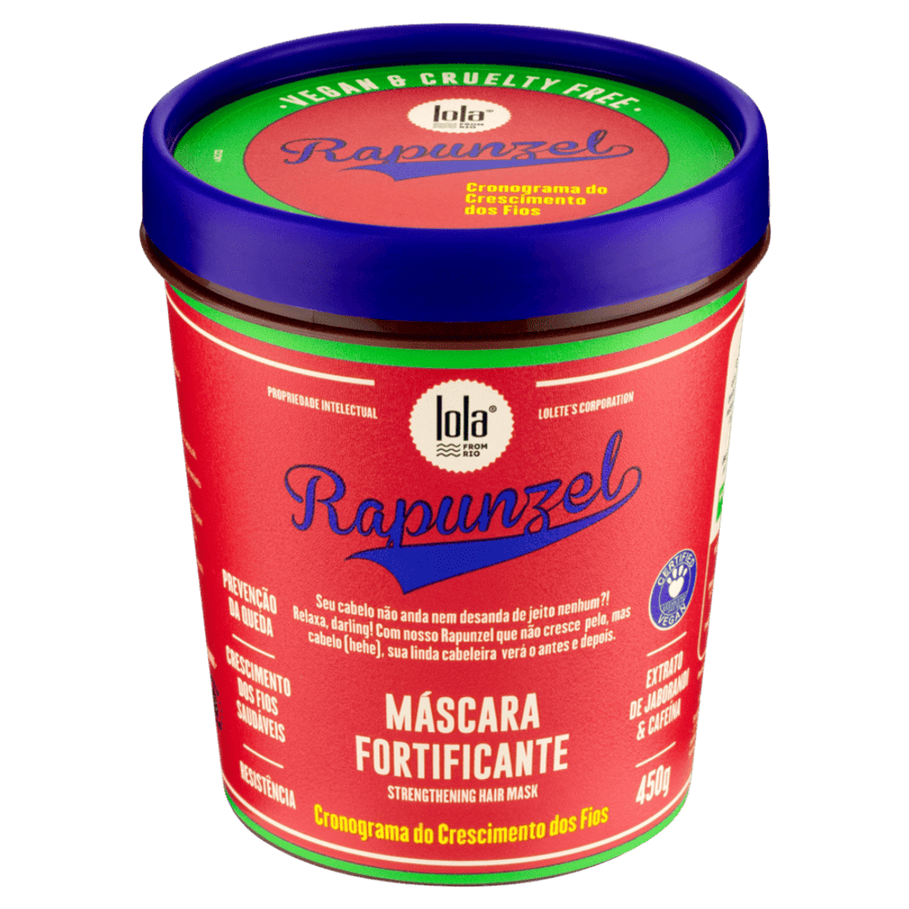 Mascarilla Fortificante Lola Rapunzel | Tratamiento para el Crecimiento Capilar (450g)