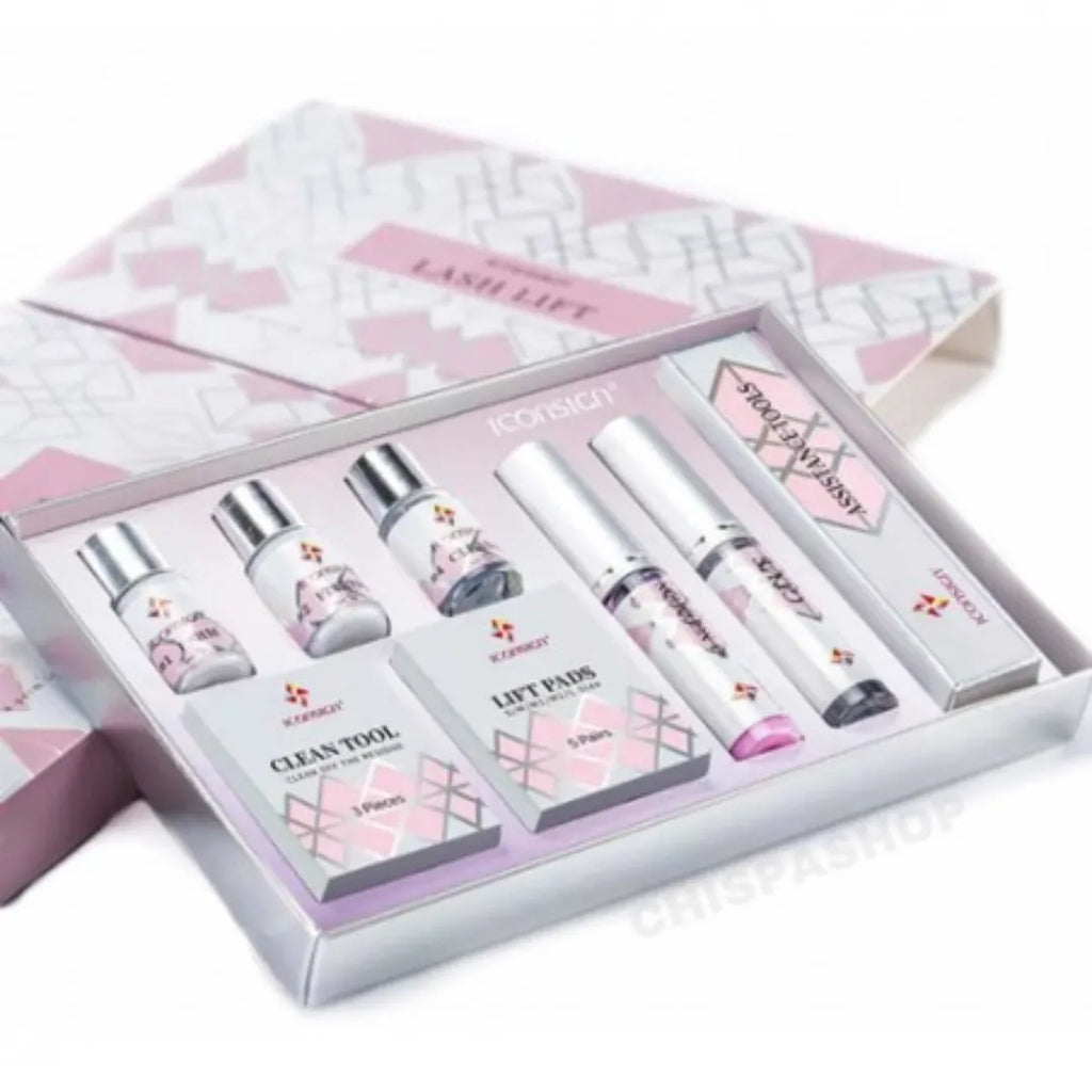 Kit de Lifting de Pestañas Iconsign Lash Lift con Almohadillas y Herramientas