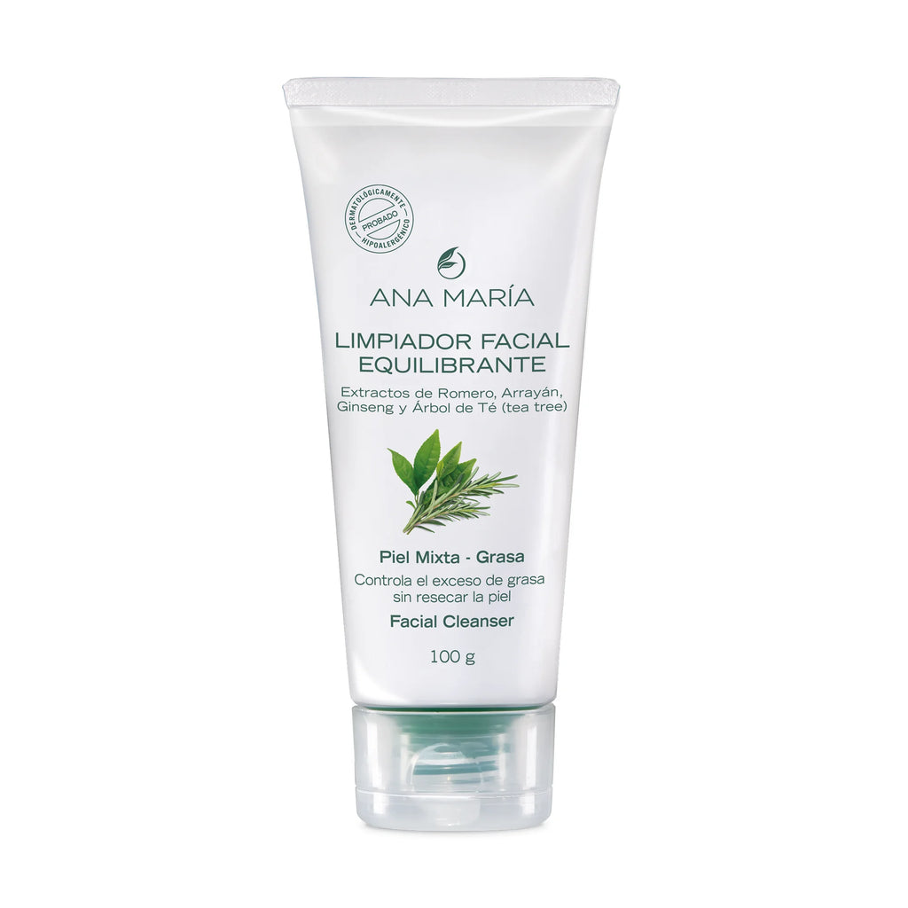 Limpiador Facial Equilibrante Ana María | Para Piel Mixta y Grasa | Control de Grasa | 100 g