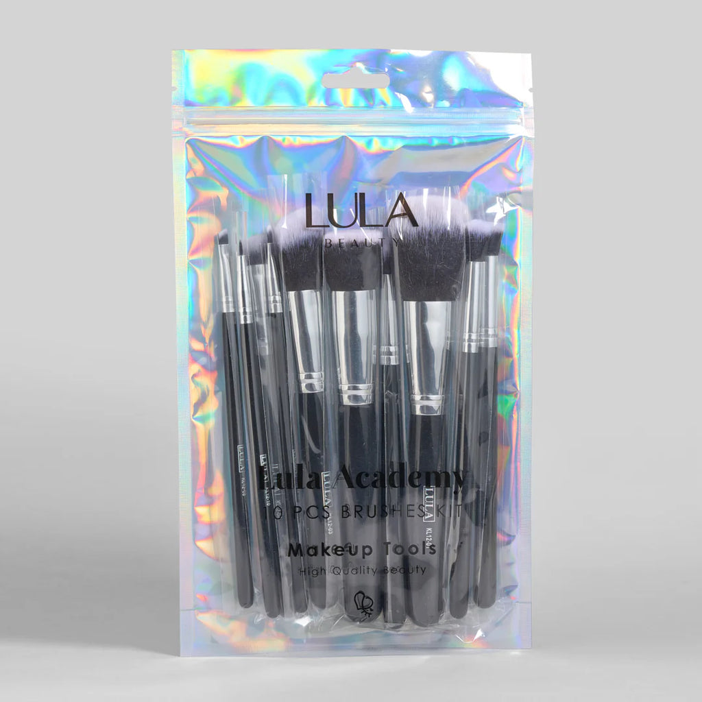 Kit de Brochas de Maquillaje 10 Unidades | Lula Academy