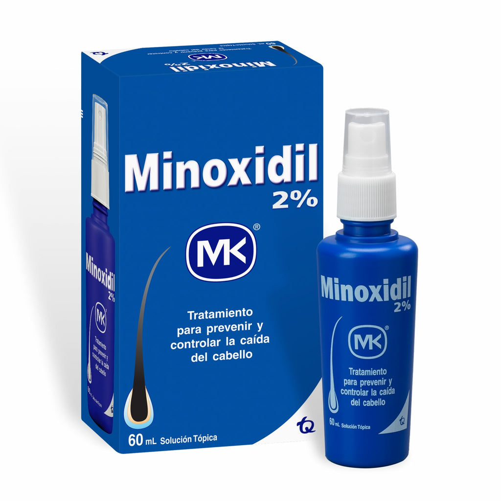 Minoxidil 2% Loción Solución Tópica MK | 60 ml
