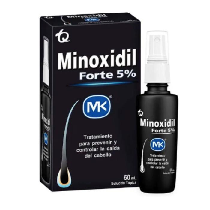Minoxidil Forte 5% Loción Solución Tópica MK | 60 ml