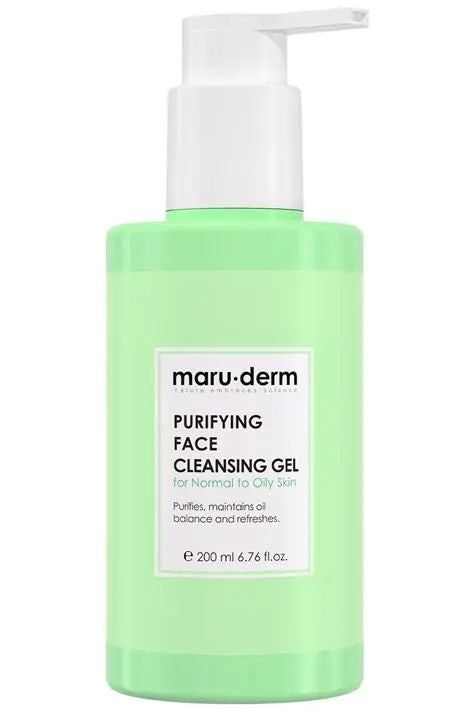 Gel Limpiador Facial Purificante Maru.derm para Piel Grasa | 200 ml