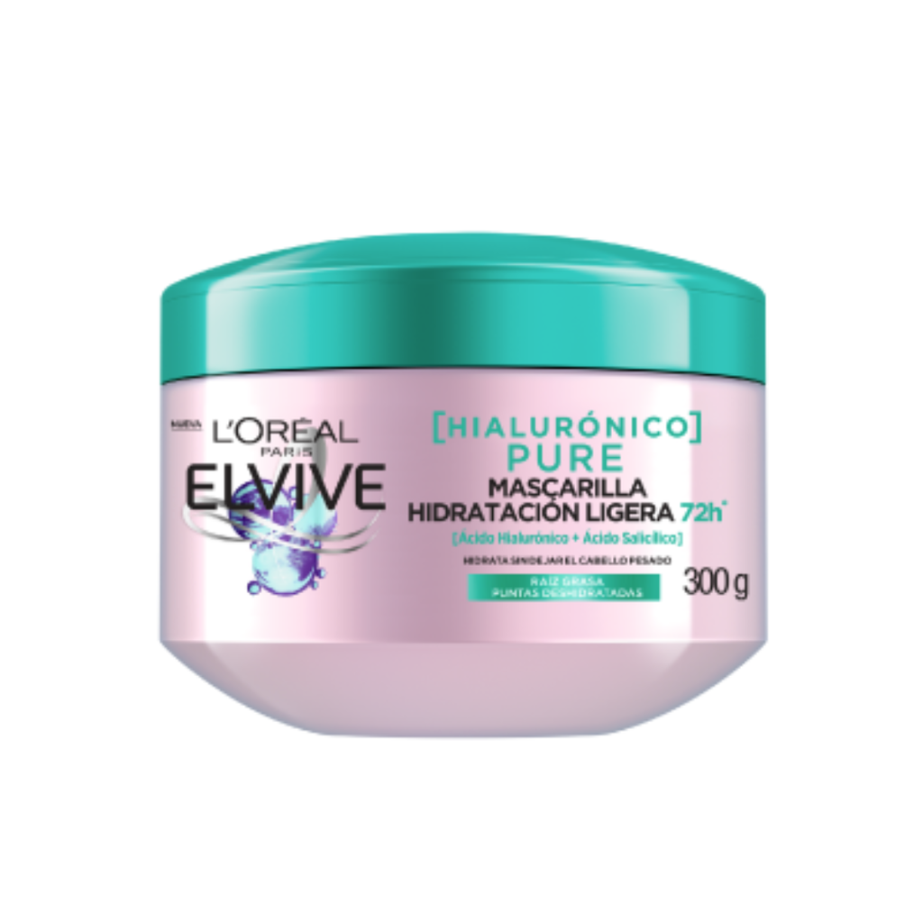 Mascarilla Elvive Hialurónico Pure 300 g | L'Oréal Paris