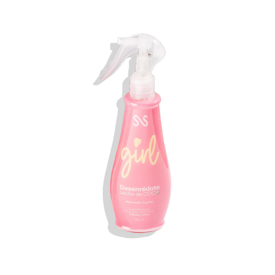 Mascarilla Capilar Desenredante Splash Girl | Leche de Coco, Argán y Vitamina E (250ml)