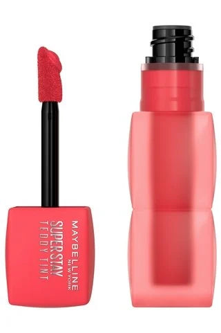 Labial Maybelline SuperStay Teddy Tint | Tono 35 July Forever | Acabado Mate y Larga Duración