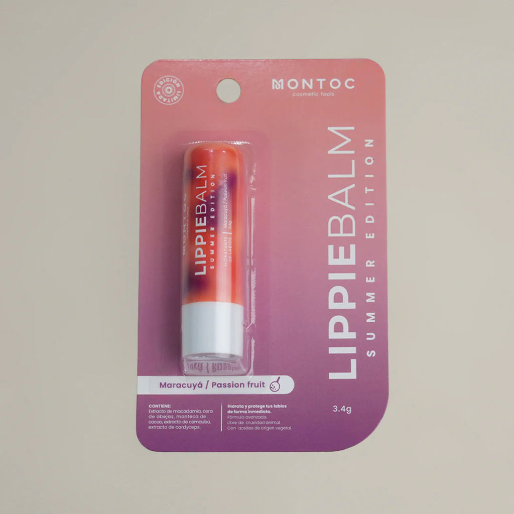 Lippie Balm Summer Edition Maracuyá Montoc | Hidratante Labial
