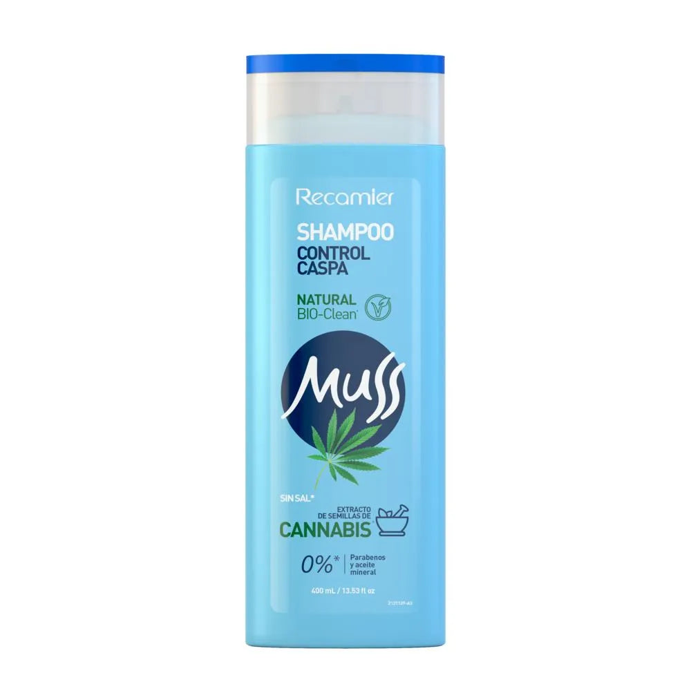 Shampoo Control Caspa Muss Recamier Cannabis | 400 ml