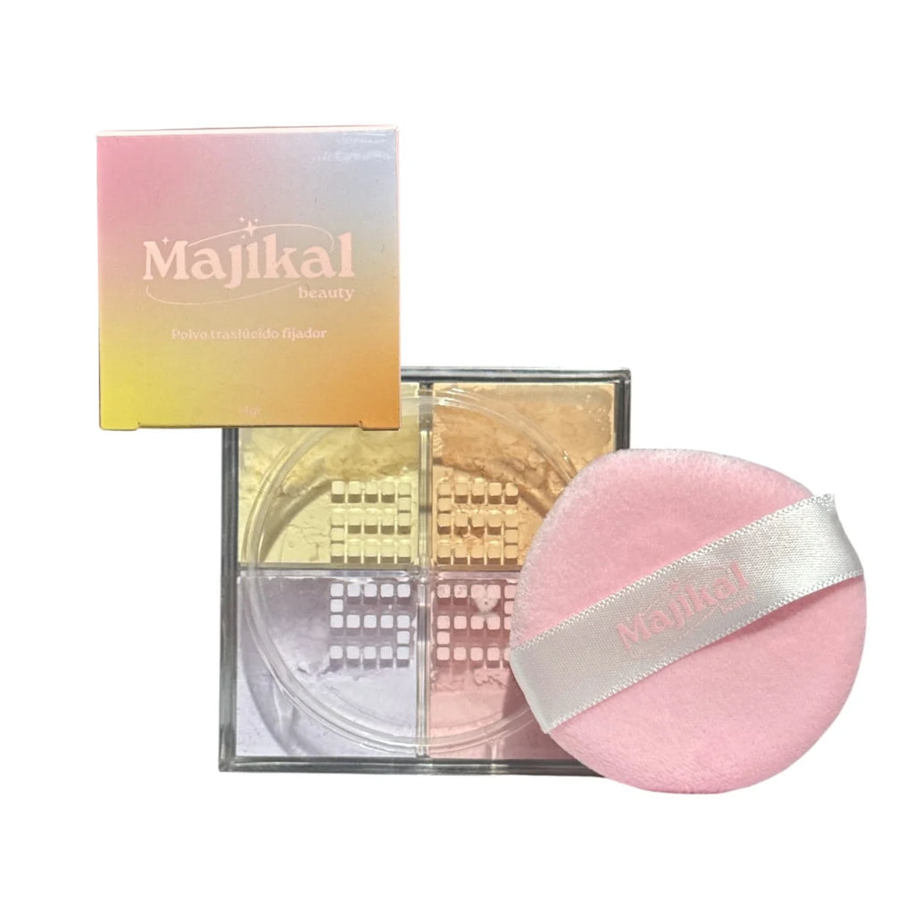 Polvo Suelto 4 en 1 Polvo Traslúcido Majikal Beauty