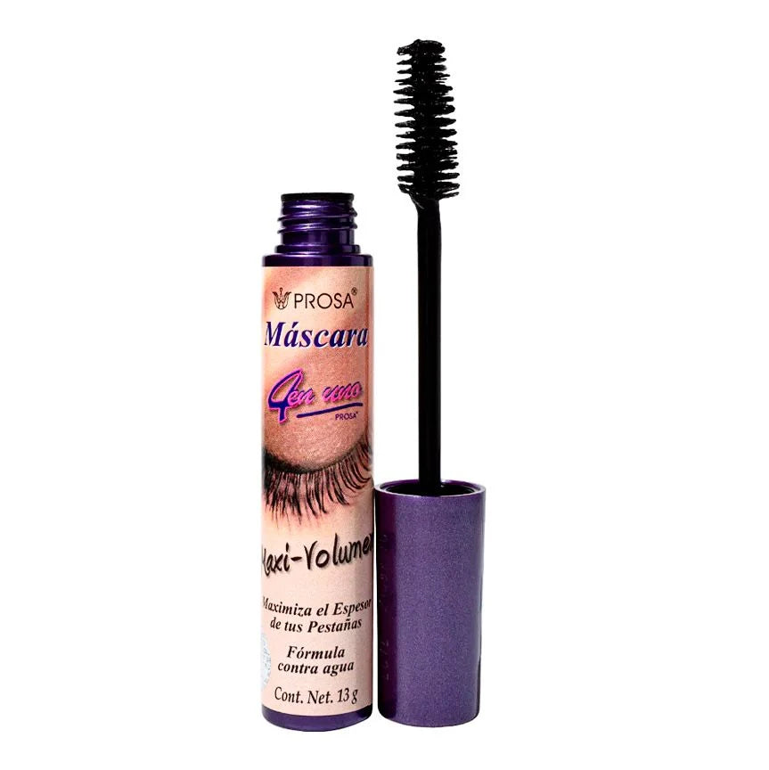 Máscara para Pestañas | Prosa Maxi-Volumen Tubo Morado | 13g