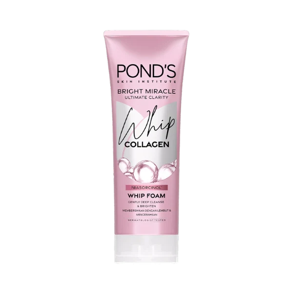 Espuma Limpiadora Pond's Bright Miracle Whip Collagen 100g | Niasorcinol