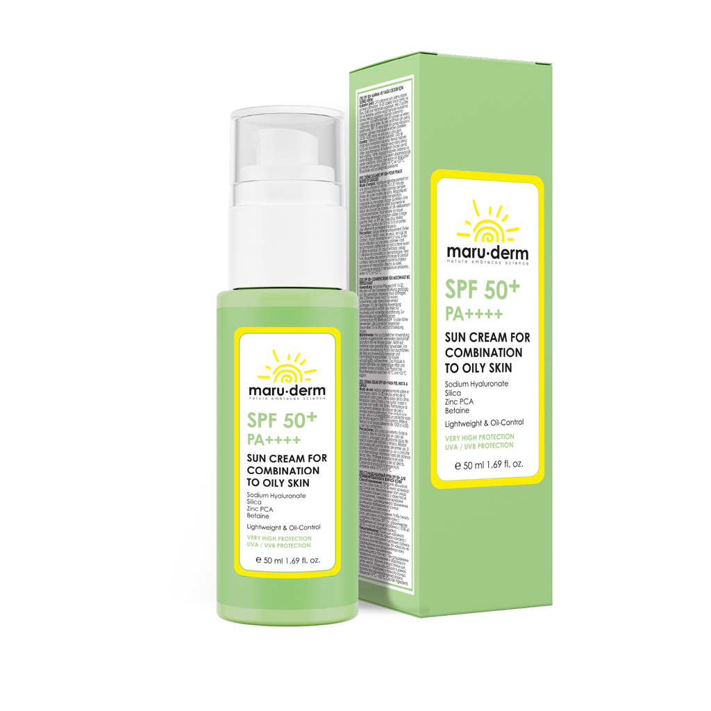 Protector Solar para Piel Mixta a Grasa Maru.derm SPF 50+ PA++++ | 50 ml
