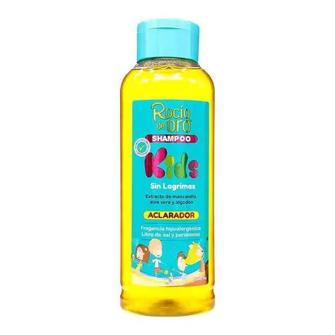 Shampoo Aclarador Rocío de Oro Kids Manzanilla y Aloe 500ml