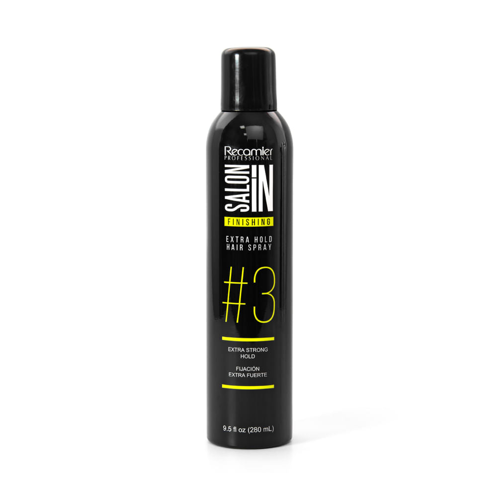 Laca Recamier Salon In Hair Spray #3 Extra Hold 280 ml | Fijación Extra Fuerte