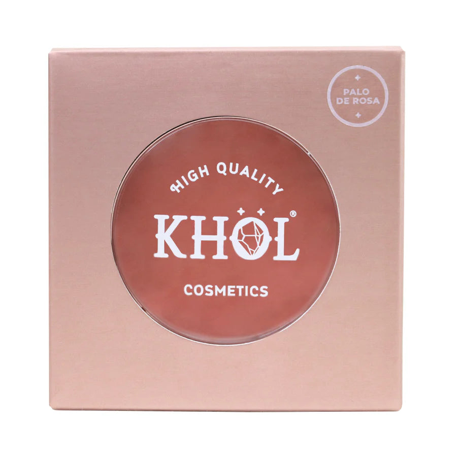 Rubor Khol Cosmetics | Tono Palo de Rosa Mate | Acabado Profesional de Alta Calidad