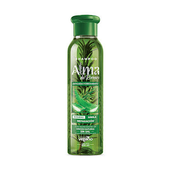 Shampoo Alma de Romero y Sábila Sin Sal 500 ml | Anticaída