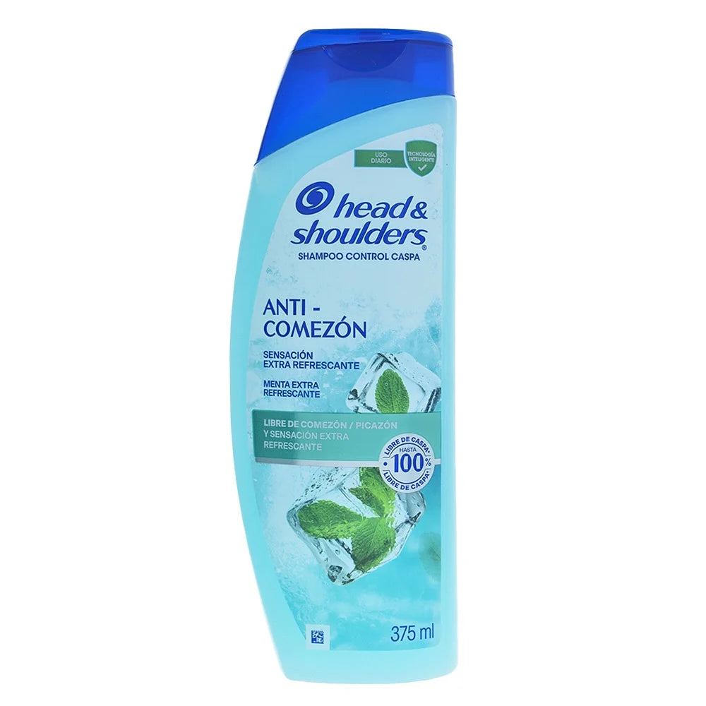 Shampoo Head & Shoulders Anti-Comezón Menta 375ml