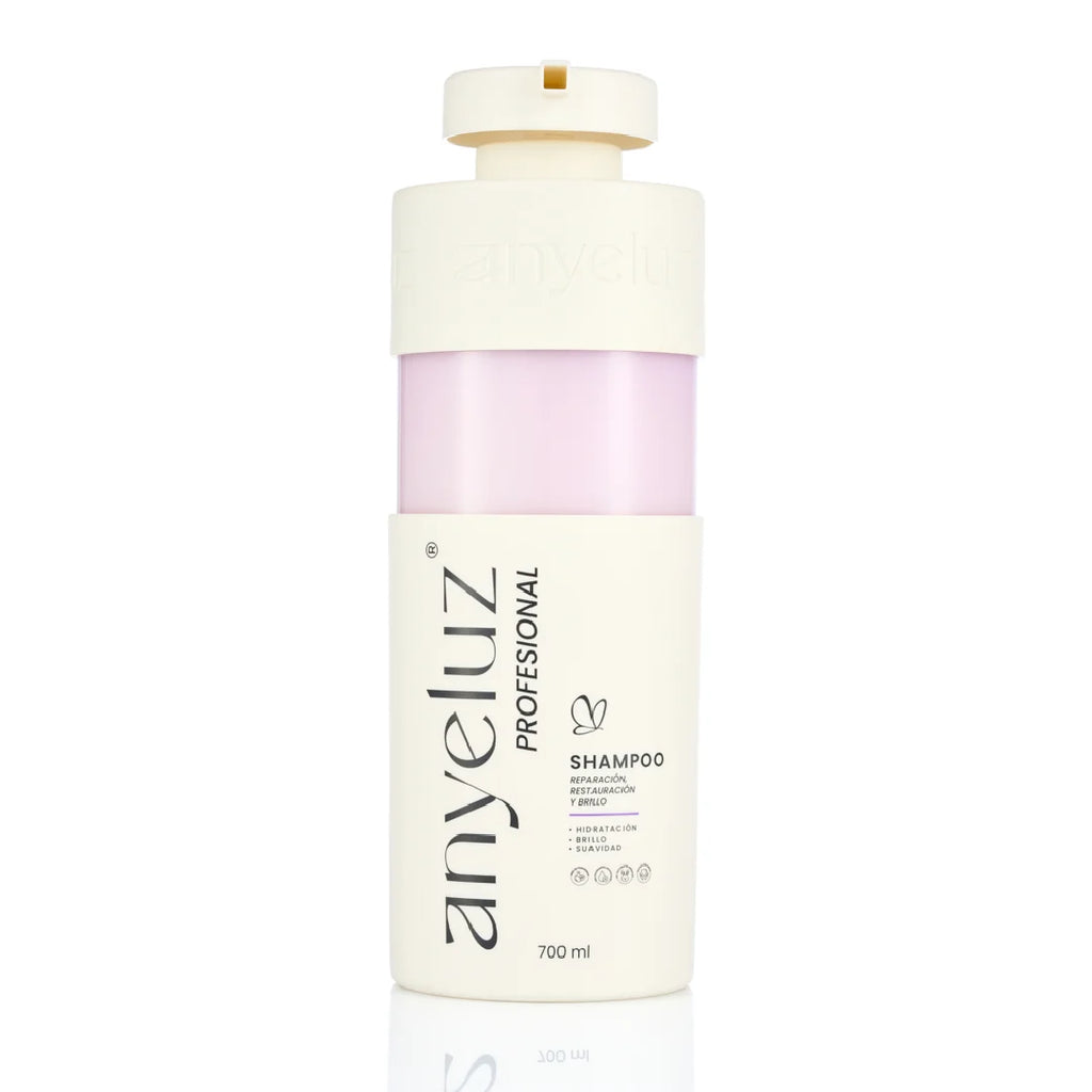 Shampoo Reparación y Brillo Anyeluz Profesional 700ml | Hidratación
