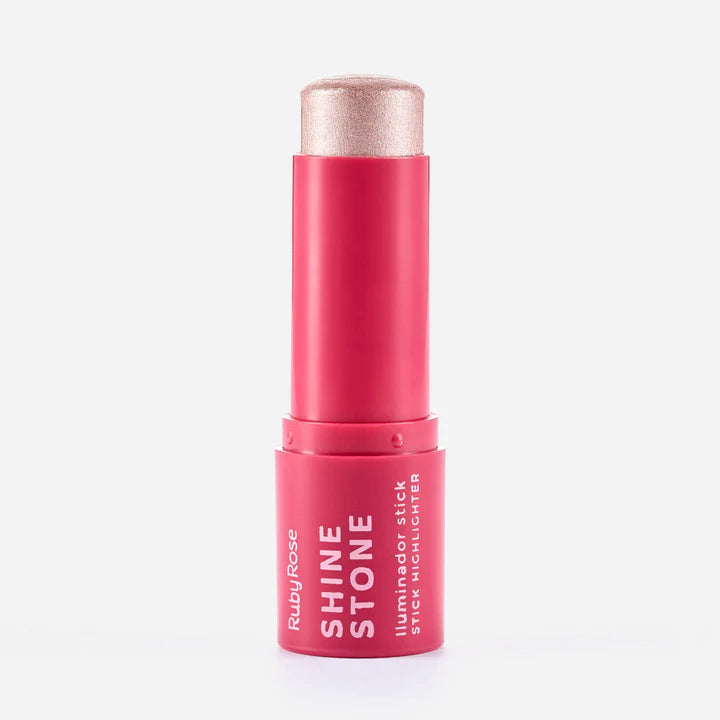 Iluminador en Stick Shine Stone Ruby Rose | Tono Luminous Quartz | Glow Radiante y Sofisticado