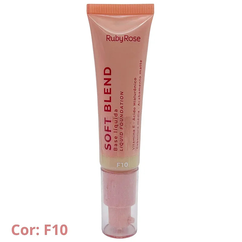 Base Líquida Soft Blend | Ruby Rose | Tono F10