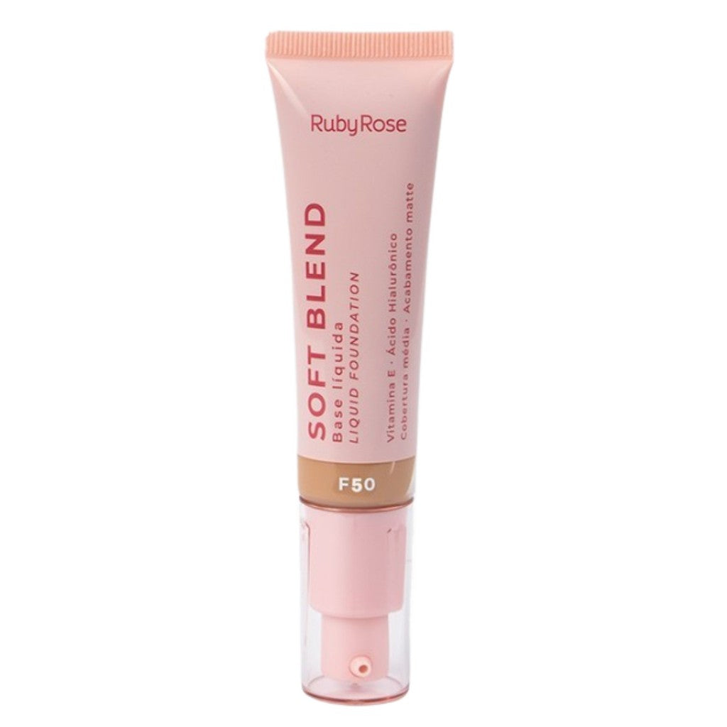 Base Líquida Soft Blend | Ruby Rose | Tono F50