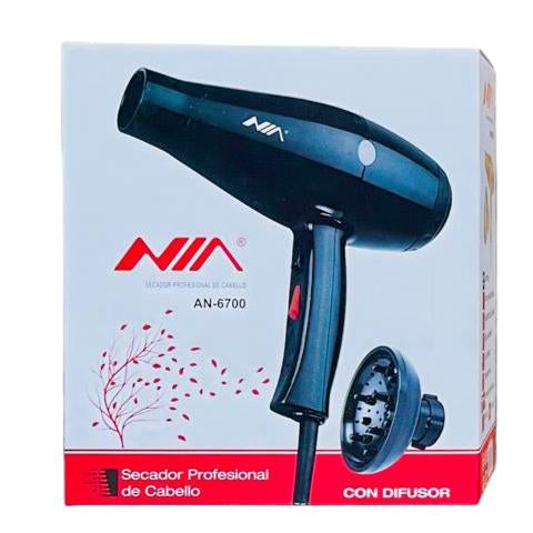 Secador Profesional NIA AN-6700 | Potencia con Acabado Premium