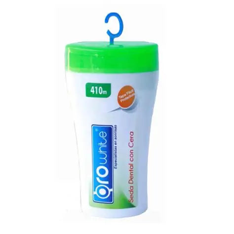 Seda Dental con Cera Oro White 410 Metros con Tapa Protectora