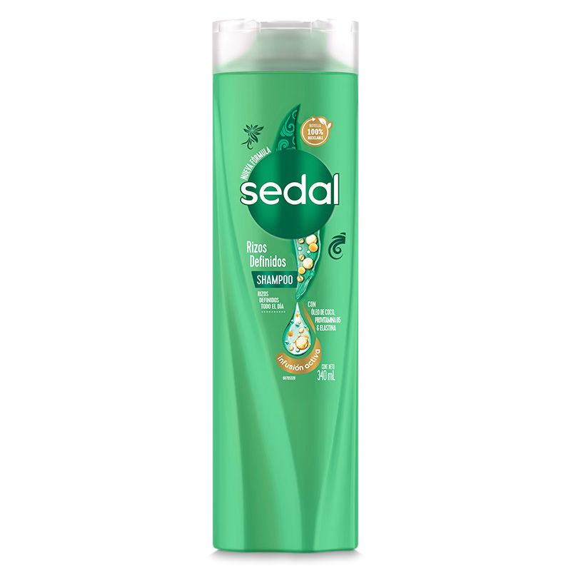 Shampoo Sedal Rizos Definidos con Infusión Activa 340ml