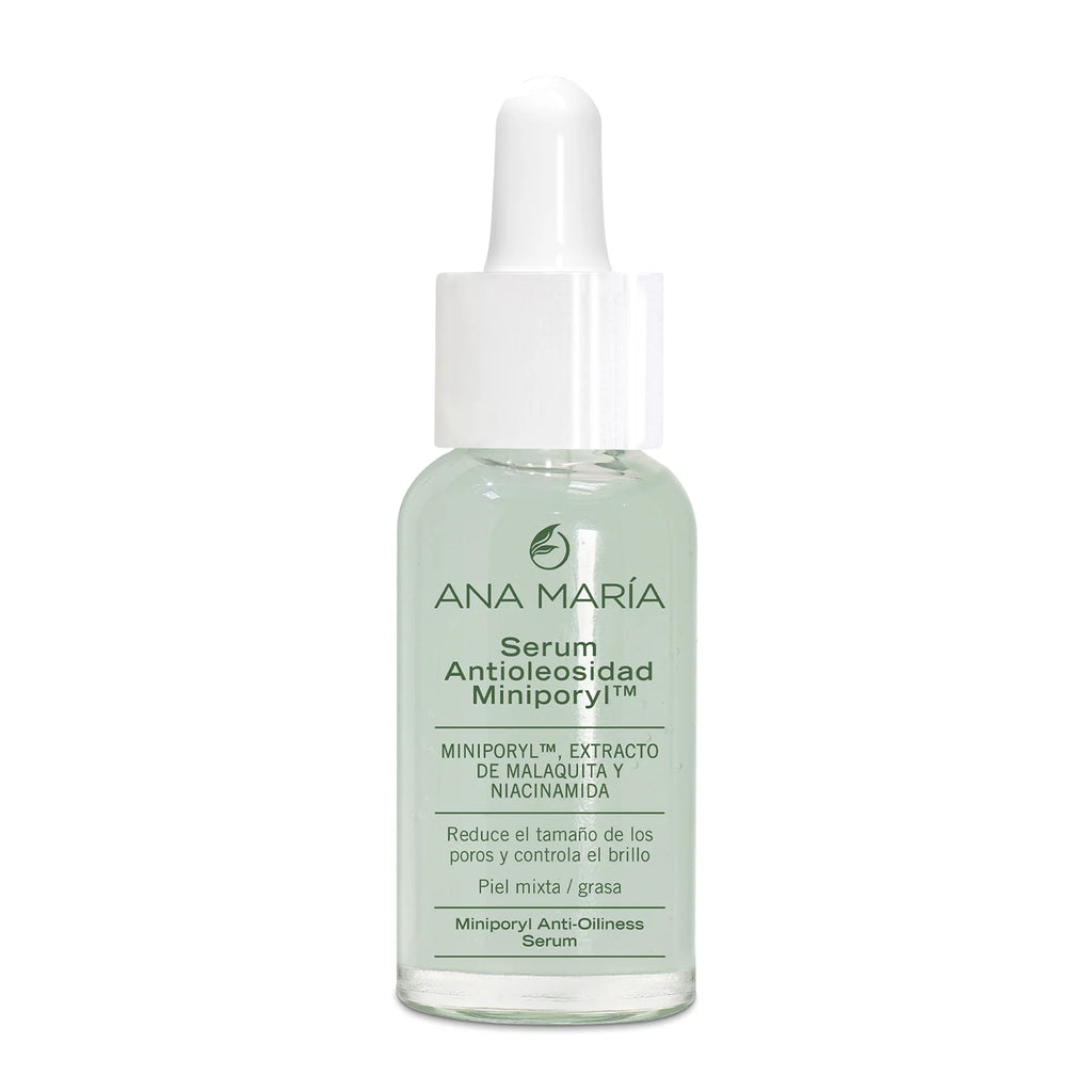 Serum Antioleosidad Ana María con Miniporyl™ | Extracto de Malaquita y Niacinamida | Para Piel Mixta y Grasa