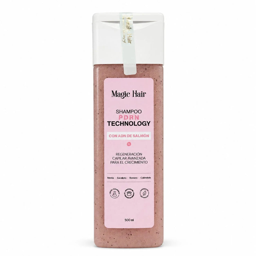 Shampoo Magic Hair PDRN Technology con ADN de Salmón (500ml) | Regeneración Capilar Avanzada para el Crecimiento