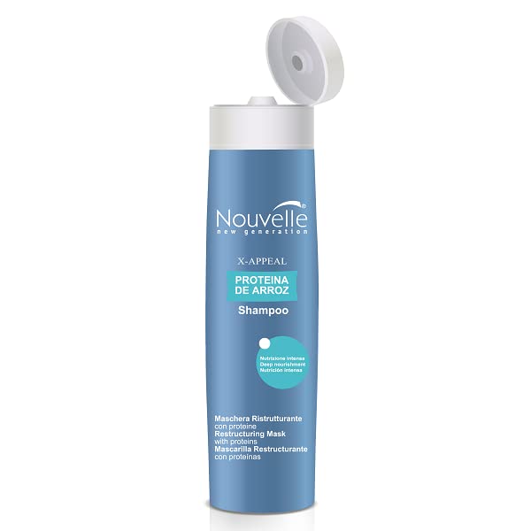 Shampoo de Proteina de Arroz Nouvelle | 300 ml