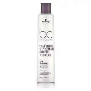 Shampoo Schwarzkopf BC Bonacure Deep Cleansing con Tocoferol (250ml) | Limpieza Profunda y Purificante