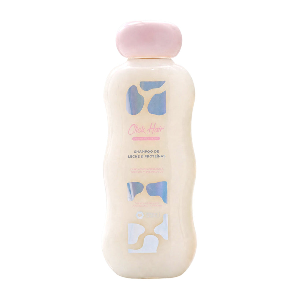 Shampoo de Leche & Proteínas Click Hair | Cabellos en Emergencia | 300 ml