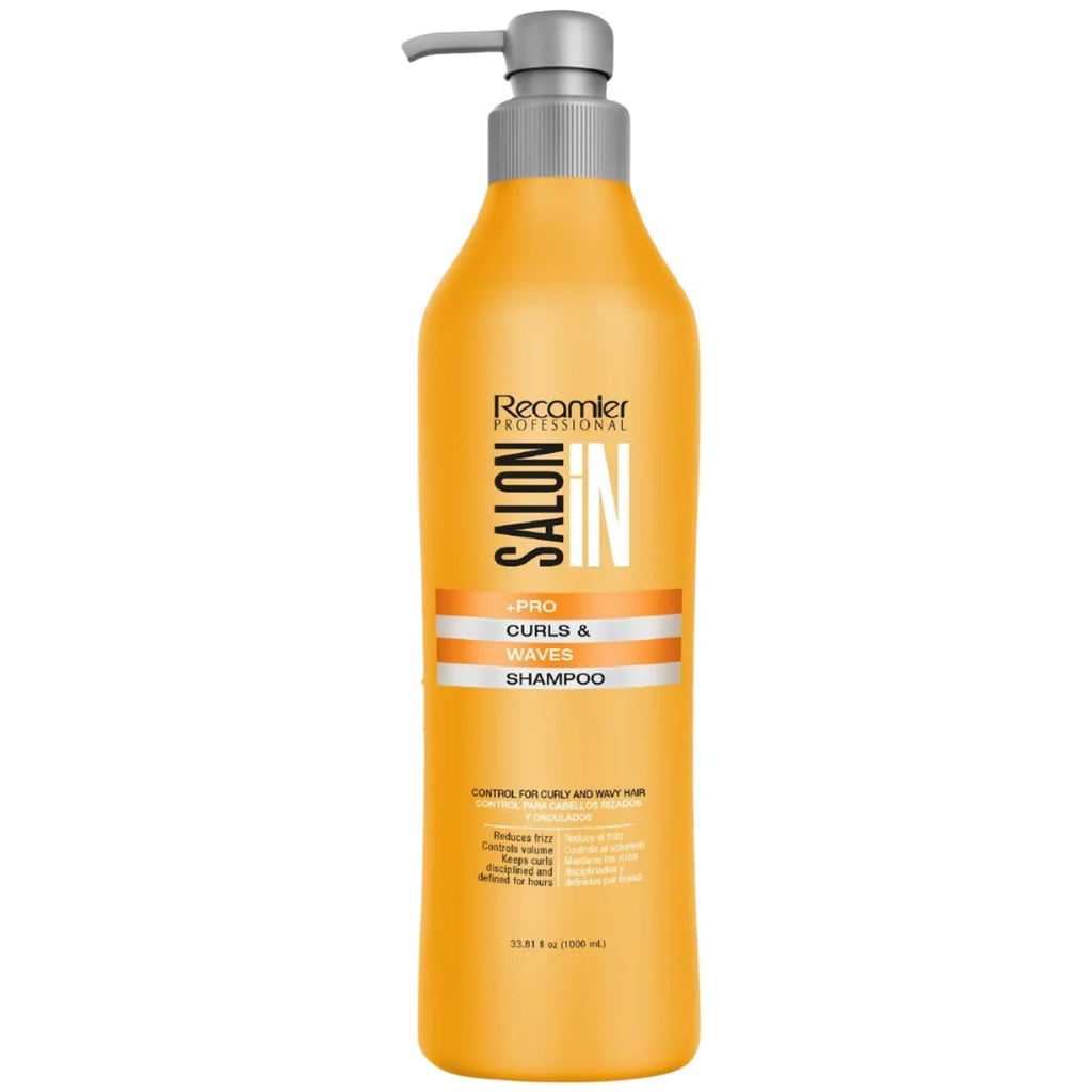 Shampoo Recamier Salon In Curls & Waves 1 Litro | Para Cabello Rizado y Ondulado