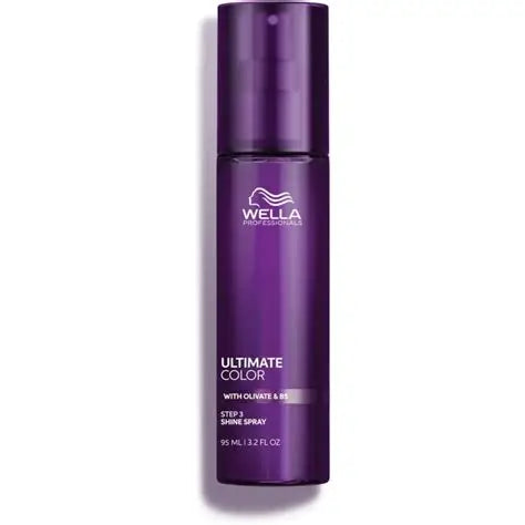 Wella Professionals Ultimate Color Shine Spray (95ml) | Paso 3: Spray de Brillo Intenso con Olivate y Vitamina B5
