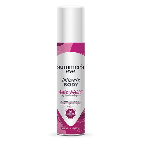 Summer's Eve Intimate Body Spray Amber Nights | Spray Refrescante Íntimo
