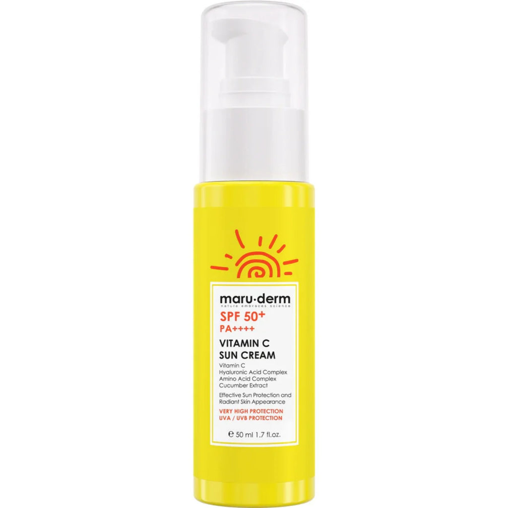 Protector Solar Facial con Vitamina C Maru.derm SPF 50+ PA++++ | 50 ml